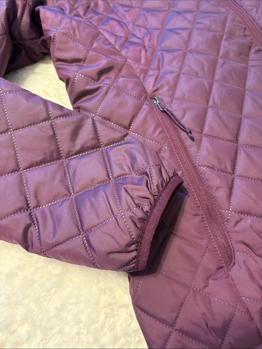 Columbia Plum Omni Heat Quilted Puffer Jacket NWOT Women Large - Picture 10 of 11
